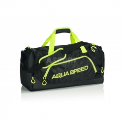 Torba sportowa, na basen, na siłownie rozmiar M czarno-zielony Aqua-Speed